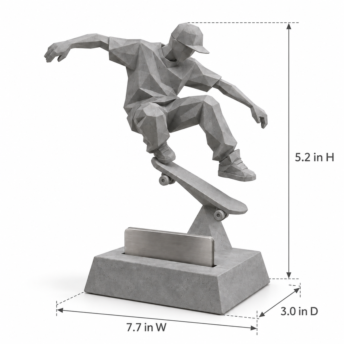 Concrete Skater Card Stand