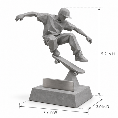 Concrete Skater Card Stand