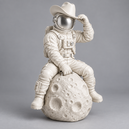 Rodeo Astronaut Desk Sculpture