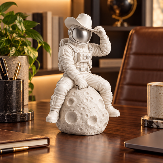 Rodeo Astronaut Desk Sculpture