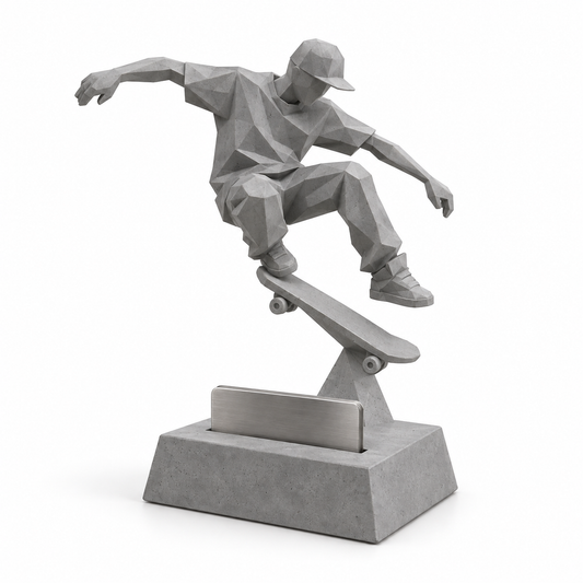 Concrete Skater Card Stand