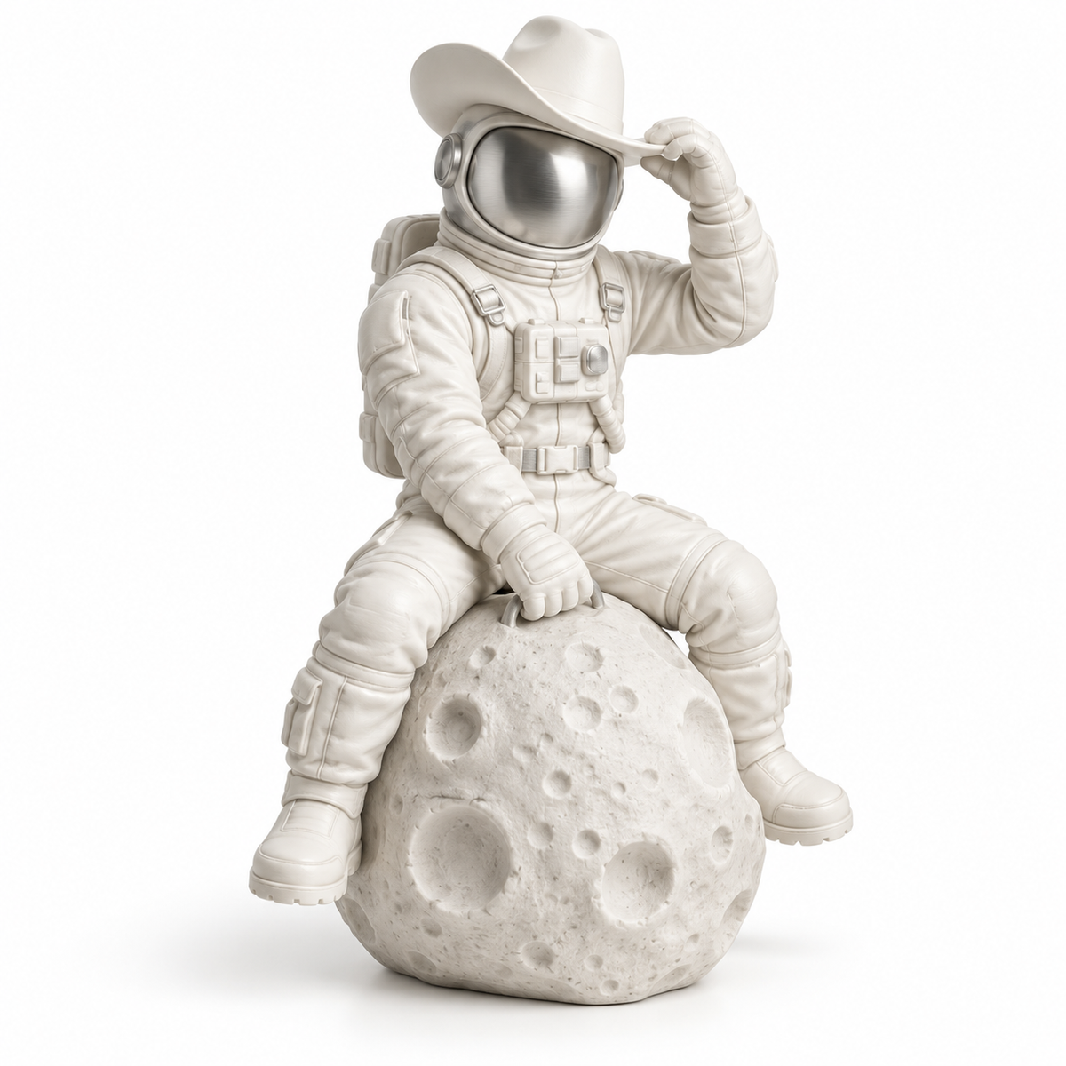 Rodeo Astronaut Desk Sculpture