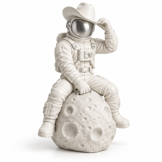 Rodeo Astronaut Desk Sculpture